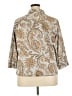 Van Heusen Paisley Tan 3/4 Sleeve Button-Down Shirt Size XXL - photo 2
