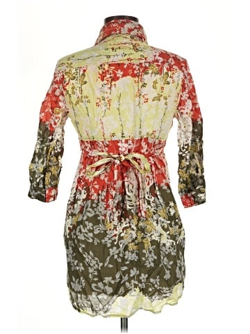 Antilia Femme 3/4 Sleeve Button-Down Shirt (view 2)