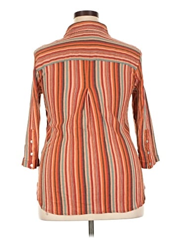 Coldwater Creek 3/4 Sleeve Button-Down Shirt (view 2)