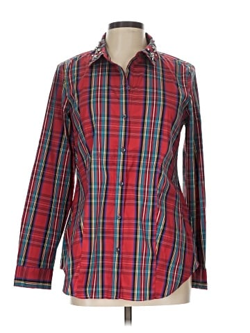 Charter Club Long Sleeve Button-Down Shirt (view 1)
