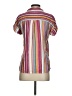 Aqua Color Block Pink Short Sleeve Blouse Size XS - photo 2