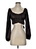 rue21 100% Polyester Black 3/4 Sleeve Blouse Size S - photo 1