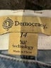 Democracy Solid Blue Jeans Size 14 - photo 4
