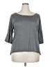 C9 By Champion 100% Polyester Gray 3/4 Sleeve Top Size XXL - photo 1