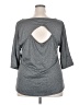 C9 By Champion 100% Polyester Gray 3/4 Sleeve Top Size XXL - photo 2