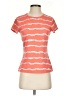 J. McLaughlin Stripes Orange Short Sleeve T-Shirt Size XS - photo 1