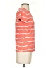 J. McLaughlin Stripes Orange Short Sleeve T-Shirt Size XS - photo 4