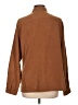 White Stag 100% Polyester Solid Brown Long Sleeve Blouse Size L - photo 2