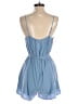 Francesca's Solid Blue Romper Size S - photo 2