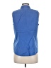 Talbots 100% Cotton Blue Sleeveless Button-Down Shirt Size 8 - photo 2