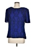 Stenay Blue Short Sleeve Blouse Size M (estimated) - photo 1