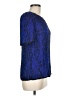 Stenay Blue Short Sleeve Blouse Size M (estimated) - photo 4