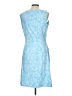 J. McLaughlin Paisley Blue Casual Dress Size L - photo 2