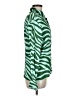 Bruce Glen Animal Print Green Long Sleeve Blouse Size M - photo 4