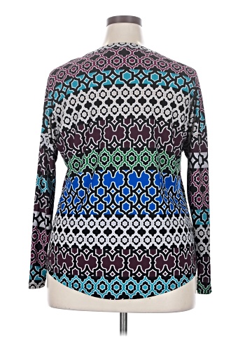 Dana Buchman Long Sleeve Henley (view 2)