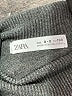 Zara Solid Gray Turtleneck Sweater Size 8 - 9 - photo 3