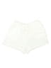 H&M 100% Cotton Solid Ivory White Shorts Size S - photo 1