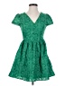 Shein 100% Polyester Paisley Green Casual Dress Size 2 - photo 1