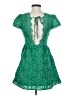 Shein 100% Polyester Paisley Green Casual Dress Size 2 - photo 2