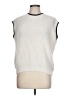 Commense White Sweater Vest Size L - photo 1