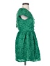 Shein 100% Polyester Paisley Green Casual Dress Size 2 - photo 4