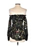 Alexis 100% Polyester Black Long Sleeve Blouse Size S - photo 2
