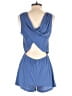 Silence and Noise Solid Blue Romper Size S - photo 2