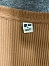 Uniqlo Solid Tan Casual Dress Size S - photo 7