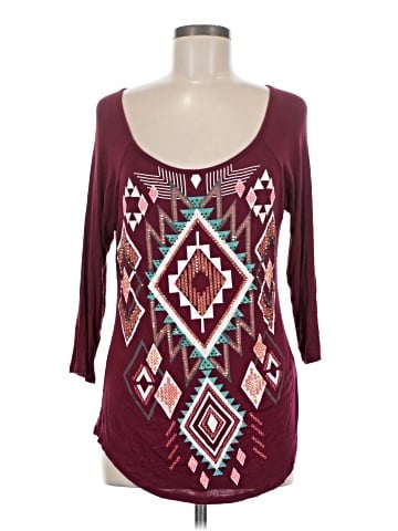 Charlotte Russe 3/4 Sleeve Top (view 1)