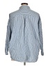 Old Navy 100% Cotton Stripes Blue Long Sleeve Button-Down Shirt Size XL - photo 2