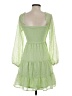 Rewind 100% Polyester Green Cocktail Dress Size XS - photo 2