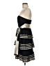 BCBGMAXAZRIA 100% Polyester Stripes Black Cocktail Dress Size 6 - photo 5