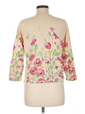 Garnet Hill 3/4 Sleeve Blouse (view 2)