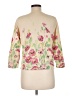 Garnet Hill Floral Ivory 3/4 Sleeve Blouse Size M - photo 2