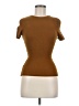 PrettyLittleThing Brown Short Sleeve Turtleneck Size 6 - photo 1