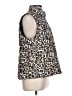 Ann Taylor LOFT 100% Polyester Animal Print Gold Vest Size L - photo 4