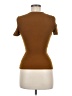 PrettyLittleThing Brown Short Sleeve Turtleneck Size 6 - photo 2