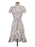 Calvin Klein Floral Gray Casual Dress Size 2 (petite) - photo 1