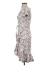 Calvin Klein Floral Gray Casual Dress Size 2 (petite) - photo 5