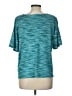 Sag Harbor 100% Polyester Tweed Teal Active T-Shirt Size L - photo 2