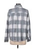 32 Degrees Plaid Gray Long Sleeve Blouse Size L - photo 2