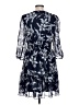 Just... Taylor 100% Polyester Print Blue Casual Dress Size 10 - photo 2