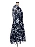 Just... Taylor 100% Polyester Print Blue Casual Dress Size 10 - photo 4