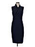 L.K. Bennett 100% Polyester Blue Cocktail Dress Size 6 - photo 1