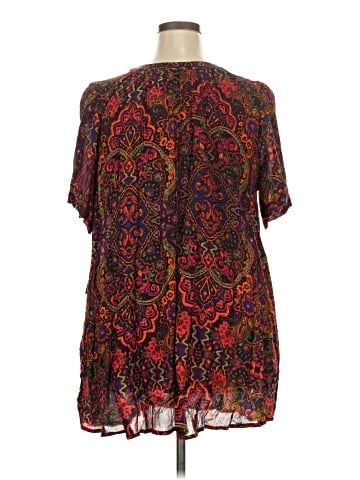 Roaman's Short Sleeve Blouse (view 2)