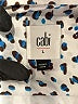 CAbi 100% Polyester Print Blue Casual Dress Size L - photo 7
