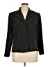 Serene Stripes Black Blazer Size 14 - photo 1