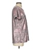 Kaari Blue Metallic Silver Short Sleeve T-Shirt Size S - photo 4