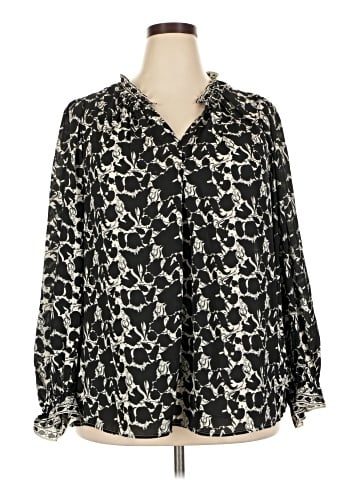 Max Studio Long Sleeve Blouse (view 1)