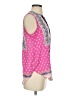 Brixon Ivy 100% Polyester Pink Sleeveless Blouse Size S - photo 4